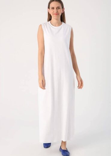 İçlik Elbise  L100207  - Beyaz