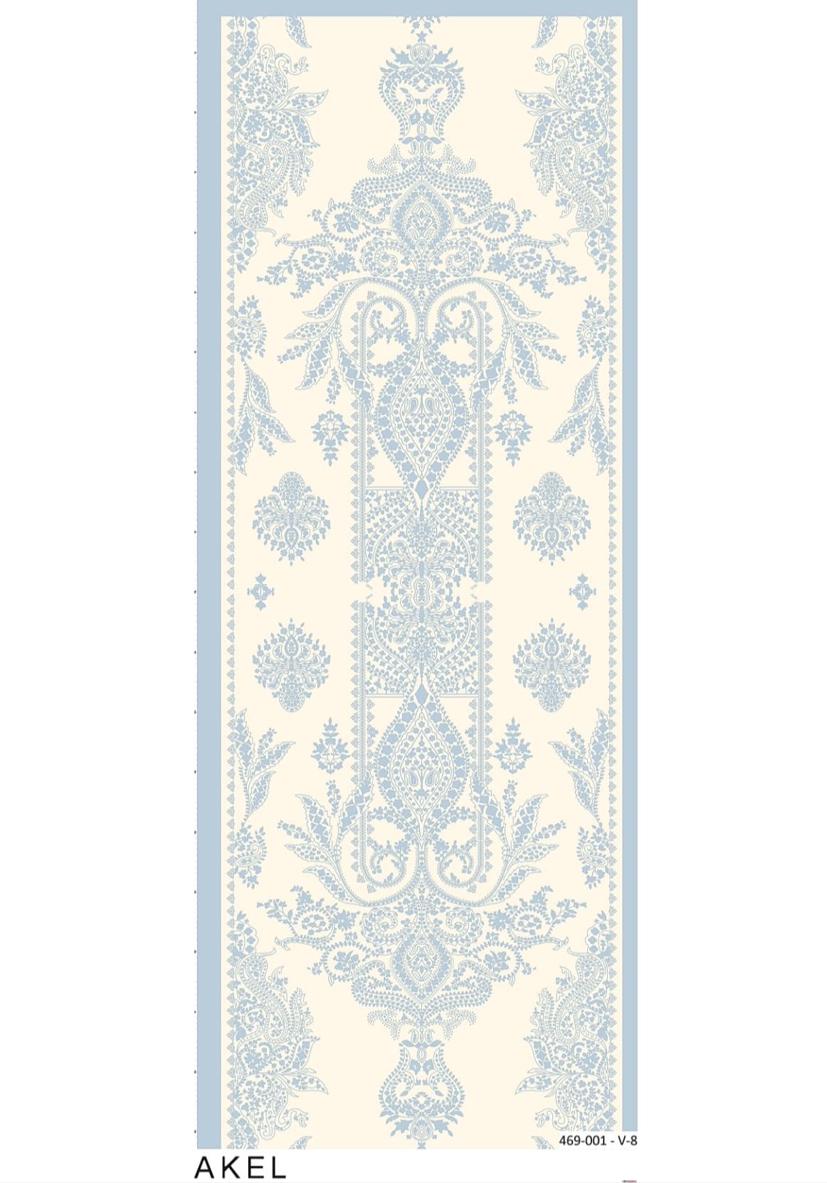 Havai Şal Serisi- 469-001- V-8- Buz Mavi - Görsel 5