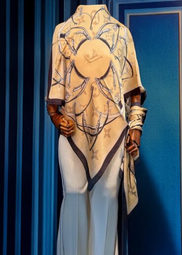 Camel Lv Vual İpek Şal