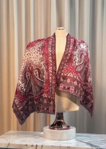 Fuşya Savera Pamuk Şal