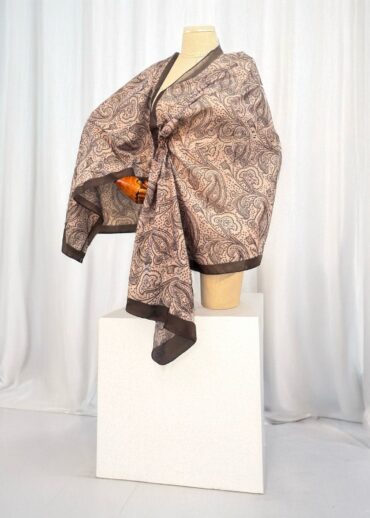 Bej Zenya  Desen Pamuk Şal