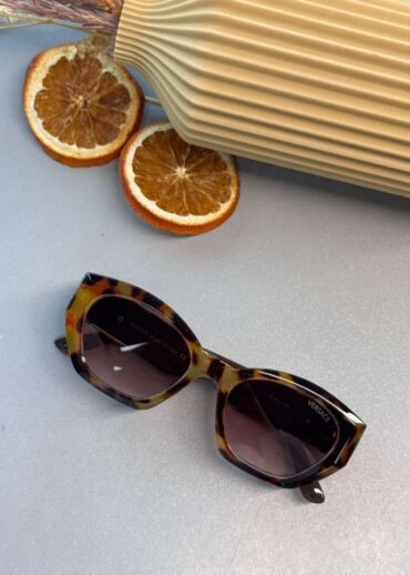 Versace Gold Detay Güneş Gözlüğü - Leopar