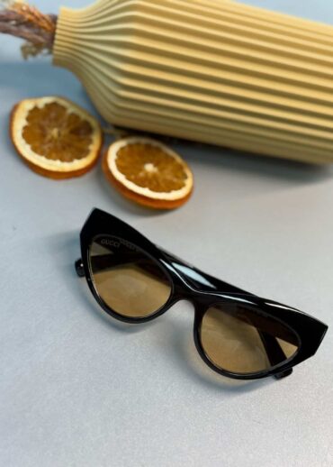 Gucci Kedi Gözü Güneş Gözlüğü - Kahve