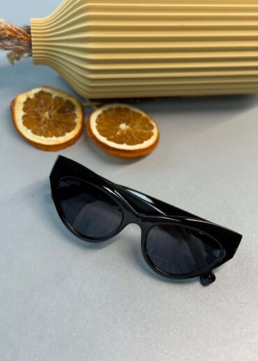 Gucci Kedi Gözü Güneş Gözlüğü - Keskin Siyah