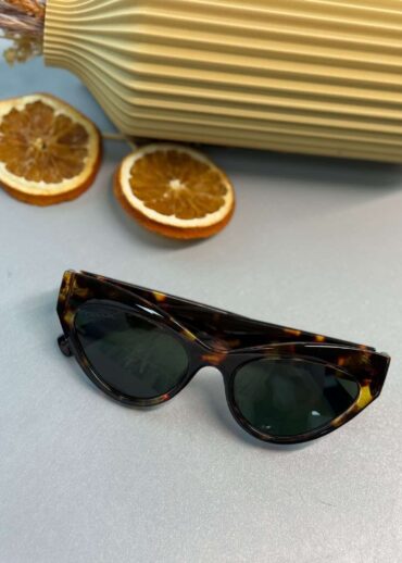 Gucci Kedi Gözü Güneş Gözlüğü - Leopar