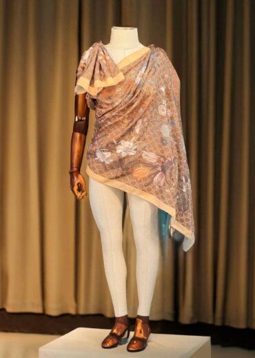 Cappuccino Gucci Desen Pamuk Şal