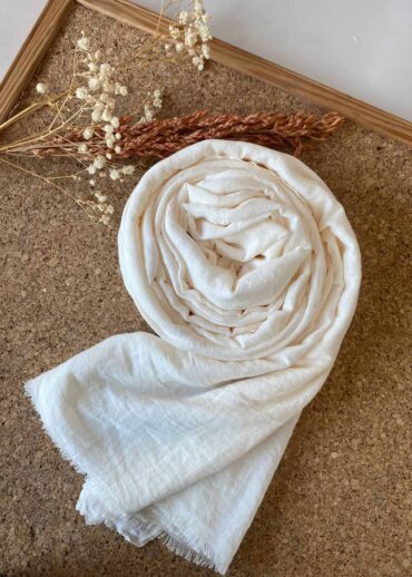 Ekru Esinti His Pamuk Şal