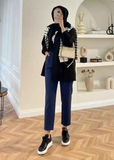 Havuç Kumaş Pantolon PNT100295 - Lacivert