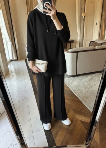 Premium Oysho Edoril İkili Takım TK100255 - Siyah