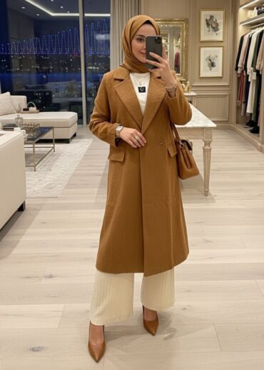 Kaşe Cepli Kaban CKT100407- Taba