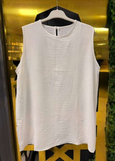 Sıfır Kollu İçlik ELB100412- Beyaz