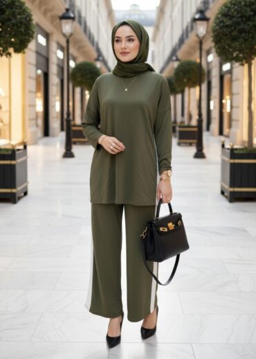 Alto Oysho İkili Takım TK100402 - Haki