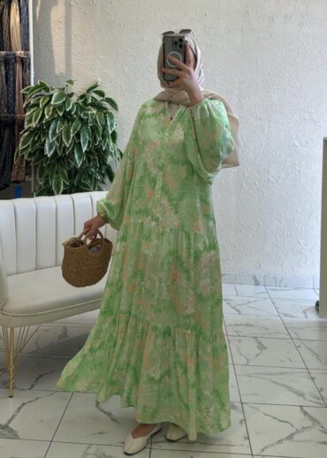 Fresh Cool Breeze Elbise -  Pastel