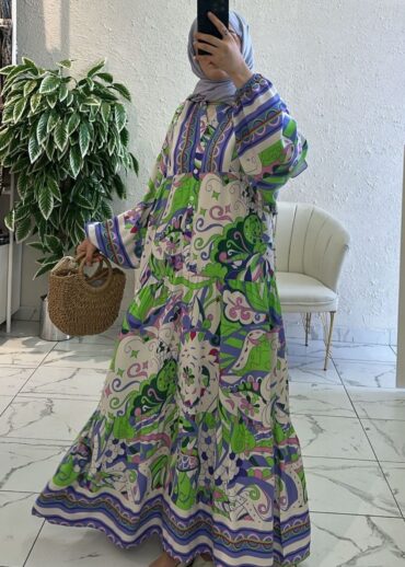 Vanella Brezze Elbise L1004 - Lavanta