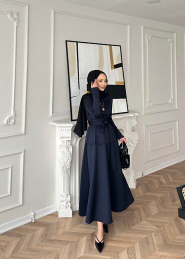 Esla Scuba Etekli Takım(ŞAL HEDİYE) TK100432 - Lacivert