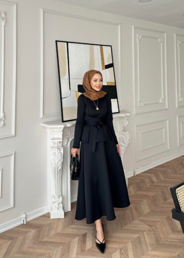 Esla Scuba Etekli Takım(ŞAL HEDİYE) TK100432 - Siyah