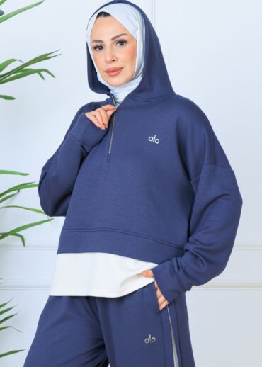 Alo Oysho Kumaş İçlikli İkil Takım - Lacivert
