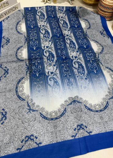 Etro Desen Pamuk İpek Şal 49733 - Saks