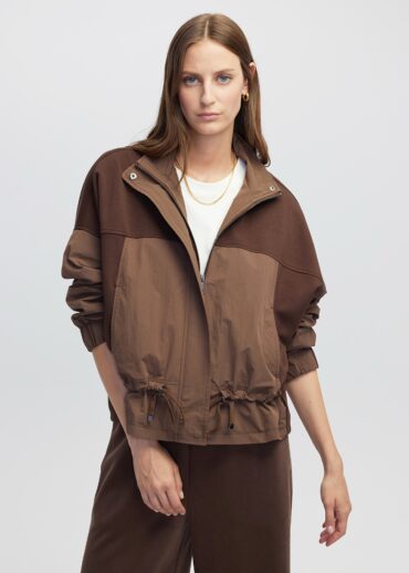 Aurex Garnili Paraşüt Detaylı İkili Takım - Kahve