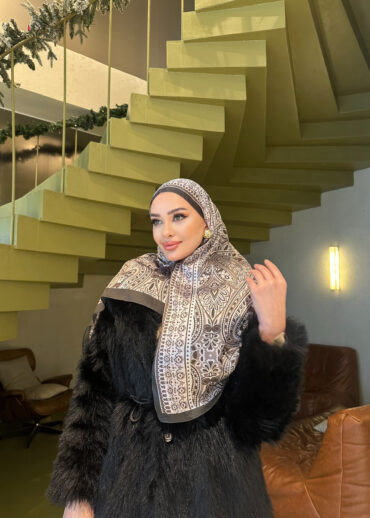 Şehzade Vual İpek Şal 10102 - Haki