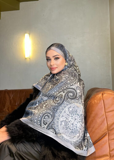 Şehzade Vual İpek Şal 10102 - Gri