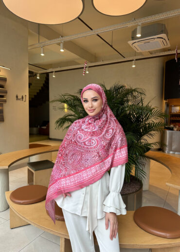 Şehzade Vual İpek Şal 10102 - Pembe