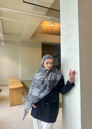 Şehnaz Vual İpek Şal 10103 - Siyah