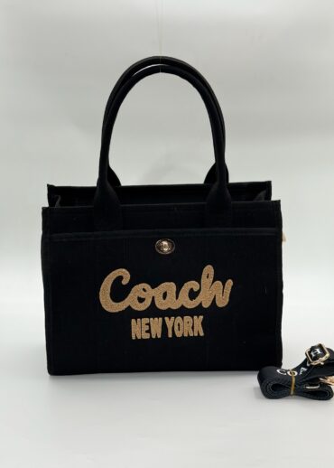 Coach canvas büyük boy siyah çanta