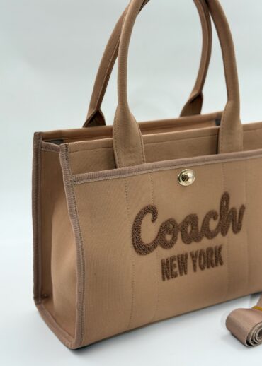 Coach canvas büyük boy vizon çanta