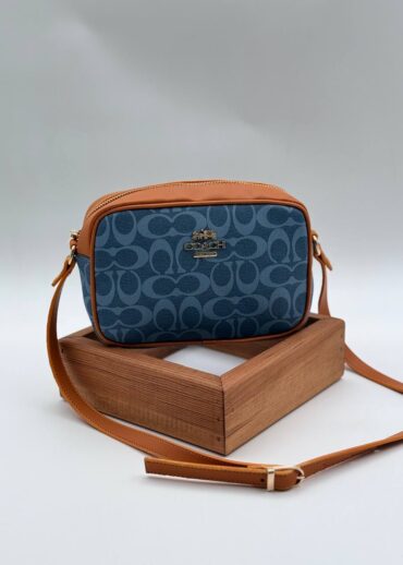 Coach postacı turuncu mavi çanta