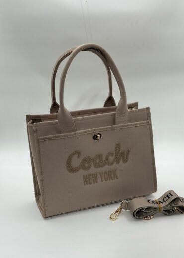 Coach canvas büyük boy taş çanta