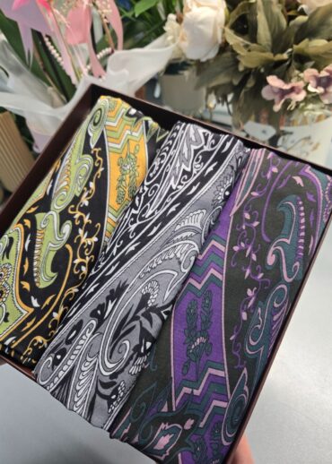 3'Lü Hünkar Desen Doğal Elyaf Avantajlı Kutu