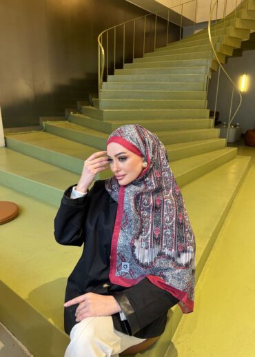 Etro Desen Pamuk İpek Şal 49733 -Pastel Pembe