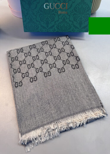 A Kalite İthal Yün İpek Şal - Antrasit