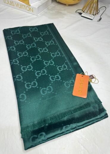 İthal G Pamuk Yün İpek Şal 49102 - Zümrüt